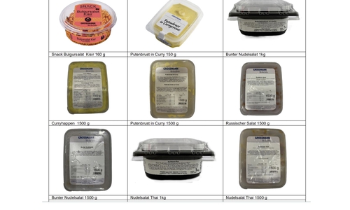 Diese Salate sind betroffen.