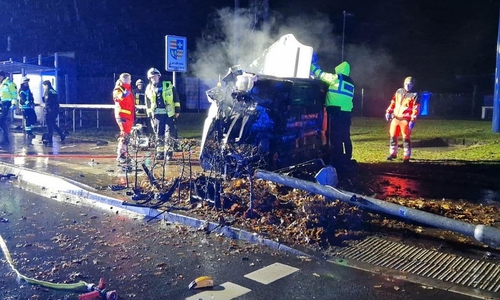 Verunfallter Pkw (Archiv)