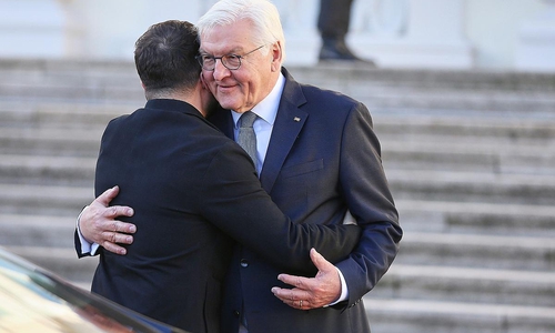 Wolodymyr Selenskyj und Frank-Walter Steinmeier am 15.12.2025