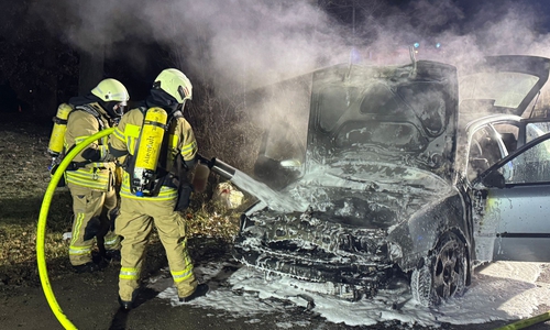 Das Feuer konnte schnell gelöscht werden. 