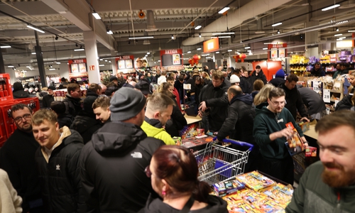 Der Andrang war groß.