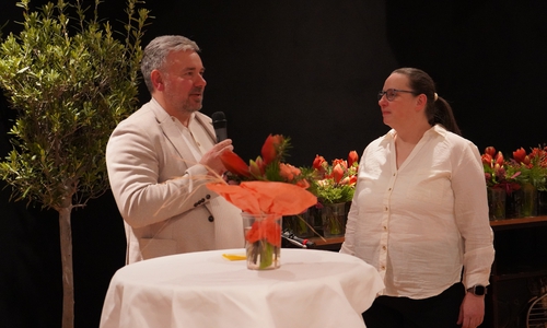 Frank Dreßler richtet einen besonderen Dank an Pflegemutter Tanja Lousée.