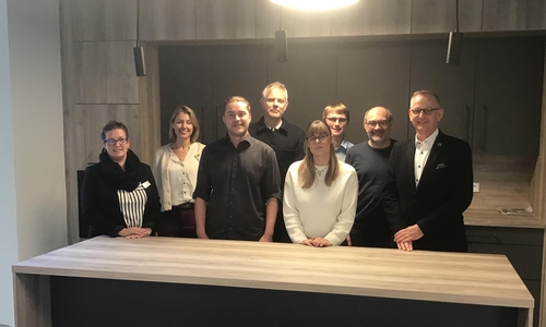 Von links: Christiane Hoyer, Heide Gebardt, Benedikt Stadie,  Dr. Claudius Schiller, Henriette Borkam, Tim Liebenow, Sven Volkers, Dirk Neumann