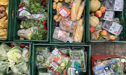 Lebensmittel über Lebensmittel.