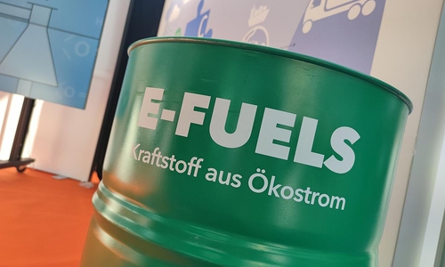 Werbung für E-Fuels (Archiv)