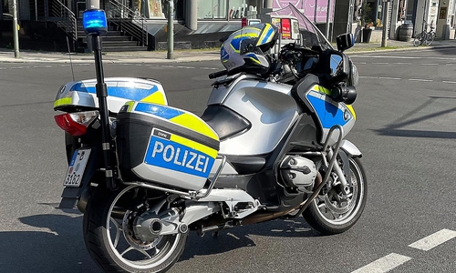 Polizeimotorrad (Archiv)