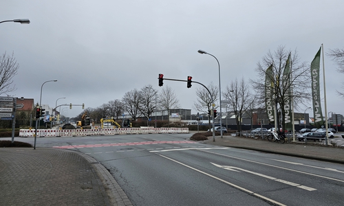 Stadtauswärts geht es über die Adersheimer Straße nicht.