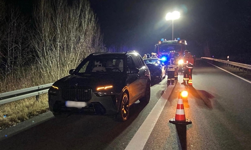 Die Feuerwehr sicherte die Unfallstelle.