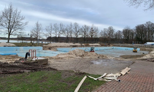 Hier tut sich was im Freibad Edesbüttel.