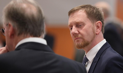 Reiner Haseloff und Michael Kretschmer (Archiv)