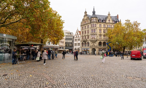 Auf dem Kohlmarkt findet in wenigen Tagen die Faire Meile statt.