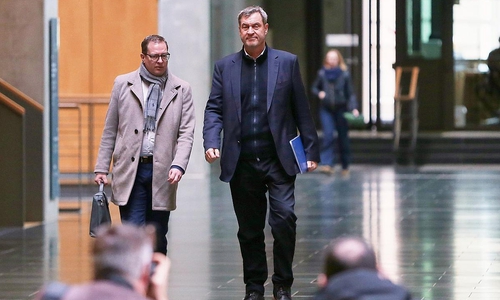Martin Huber und Markus Söder (Archiv)