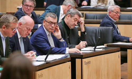 Evers, Wegner, Herrmann, Söder, Strobl im Bundesrat am 21.03.2025