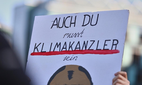 Demo von Klimaschützern (Archiv)