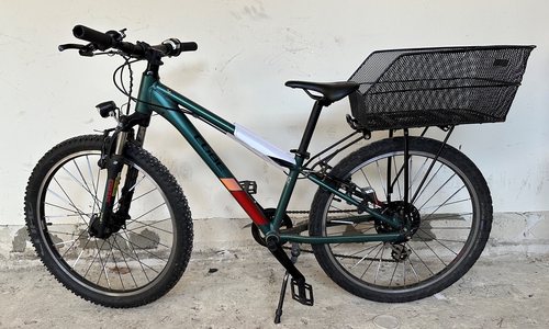 Mountainbike der Firma Cube.