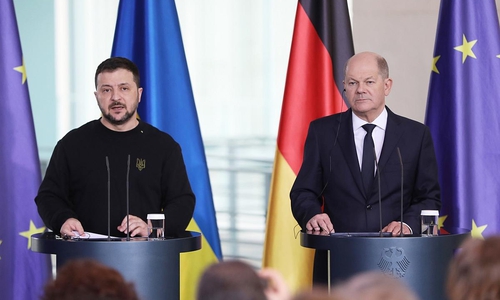 Wolodymyr Selenskyj und Olaf Scholz (Archiv)