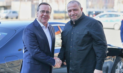 Boris Pistorius und Rustem Umjerow am 06.03.2025