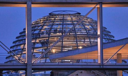 Reichstagskuppel am 09.04.2025