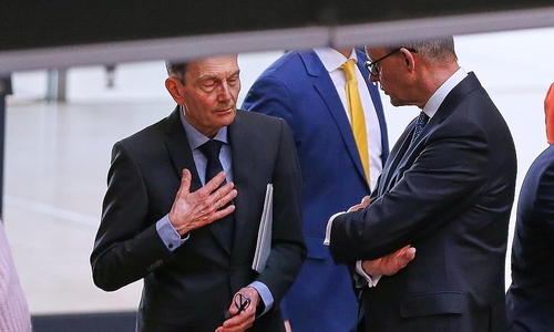 Rolf Mützenich und Friedrich Merz (Archiv)