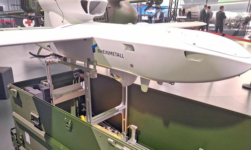 Aufklärungsdrohne "LUNA NG" von Rheinmetall (Archiv)