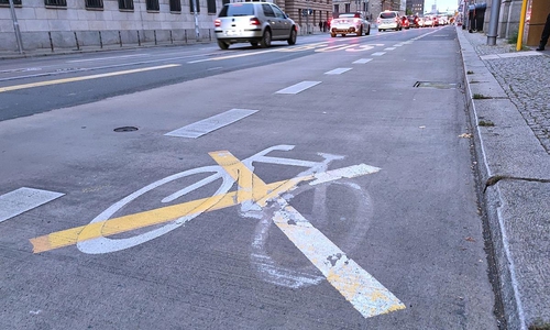 Ehemaliger Fahrradweg (Archiv)