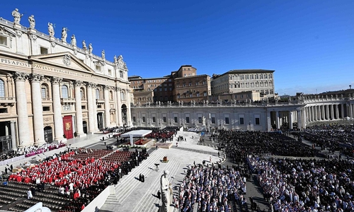 Trauerzeremonie für Papst Franziskus am 26.04.2025