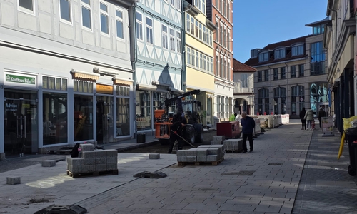 Die Arbeiten sind in den vergangenen Wochen gut voran gekommen.