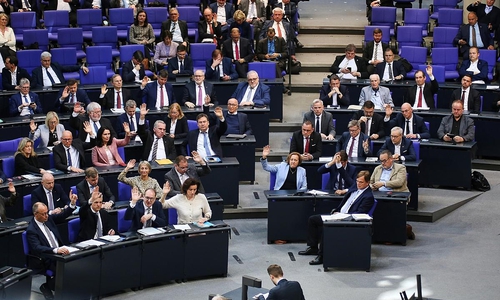 CDU, CSU und AfD bei einer Abstimmung im Bundestag (Archiv)