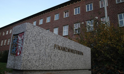 Finanzministerium von Schleswig-Holstein in Kiel (Archiv)