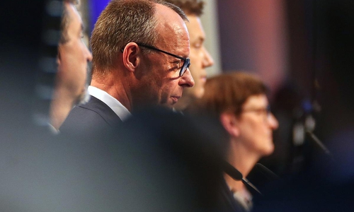 Söder, Merz, Klingbeil, Esken am 09.04.2025