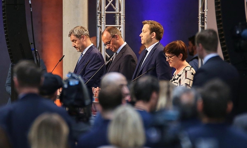 Söder, Merz, Klingbeil, Esken (Archiv)