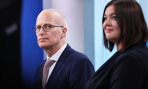 Peter Tschentscher und Katharina Fegebank (Archiv)
