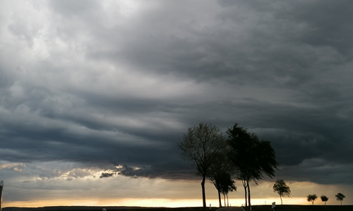 Gewitterwolken (Symbolbild).
