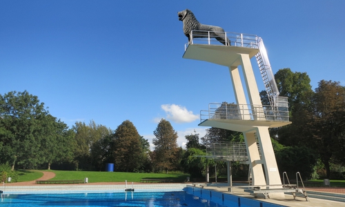 Das Freibad Bürgerpark eröffnet die Badesaison. 