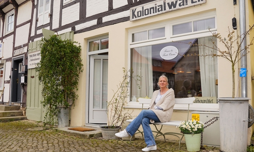 Ferien bei Tante Emma: Britta Busse betreibt mit ihrer Familie die Unterkunft in Hornburg.