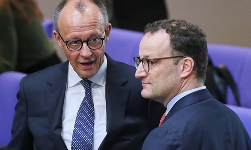 Friedrich Merz und Jens Spahn (Archiv)