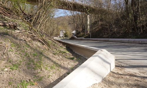 Der neue Krötentunnel in Wittmar.
