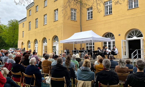 Auftritt des Akkordeonorchesters im April 2024.