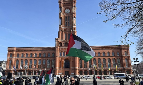 Pro-Palästina-Demo in Berlin am 12.04.2025
