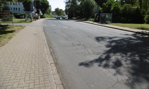 Die Reichenberger Straße in Salzgitter.