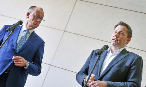 Friedrich Merz und Lars Klingbeil (Archiv)