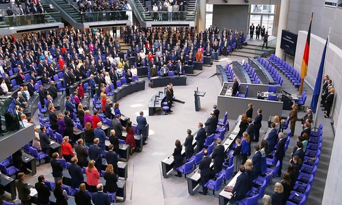 Konstituierende Sitzung des 21. Deutschen Bundestags (Archiv)