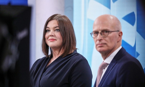 Katharina Fegebank und Peter Tschentscher (Archiv)