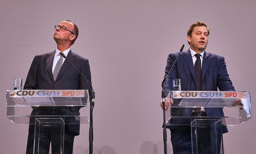 Friedrich Merz, Lars Klingbeil (Archiv)