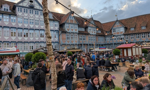 Das Weinfest fand in diesem Jahr auf dem Stadtmarkt statt.