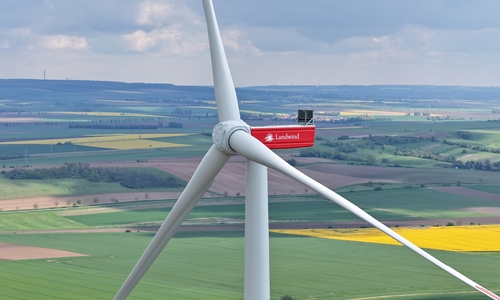 Windenergieanlage des Herstellers Nordex in Gevensleben.