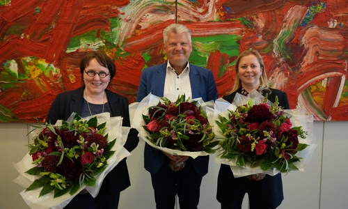 Claudia Schüßler (li.) Stefan Politze und Kirsikka Lansmann.