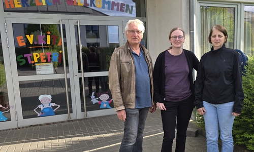 Mitglieder der Ratsfraktion der GRÜNEN in der Gemeinde Sickte (von links): Holger Barkhau, Jantje Letas, Maren Battenberg