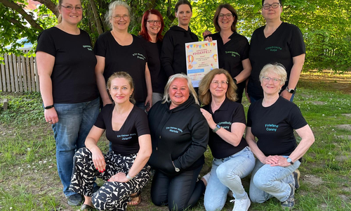 Die Organisatorinnen freuen sich auf das Fest am Samstag.