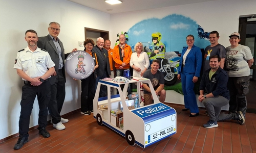 Das Polizei-Kinderauto.